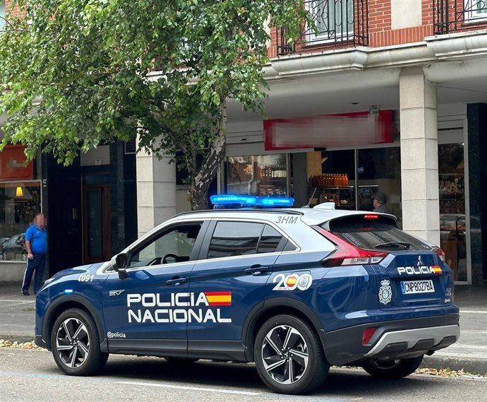 Vehículo de la Policía Nacional.