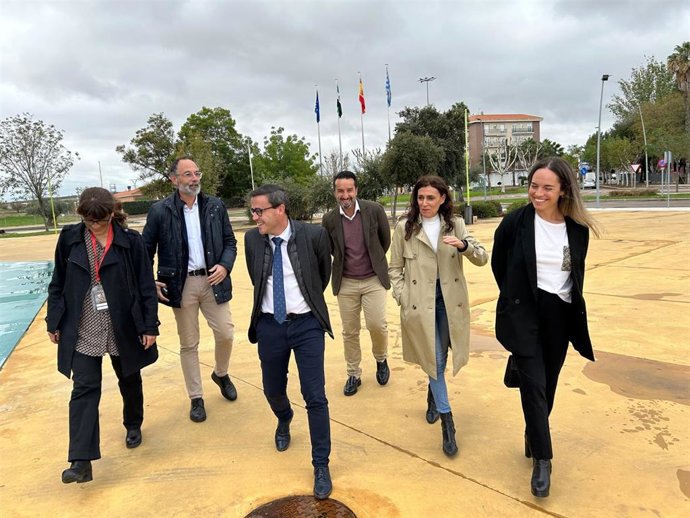 El presidente de la Diputación de Badajoz y alcalde de Villanueva de la Serena, Miguel Ángel Gallardo, acude a la clausura del Encuentro Fatex 2023