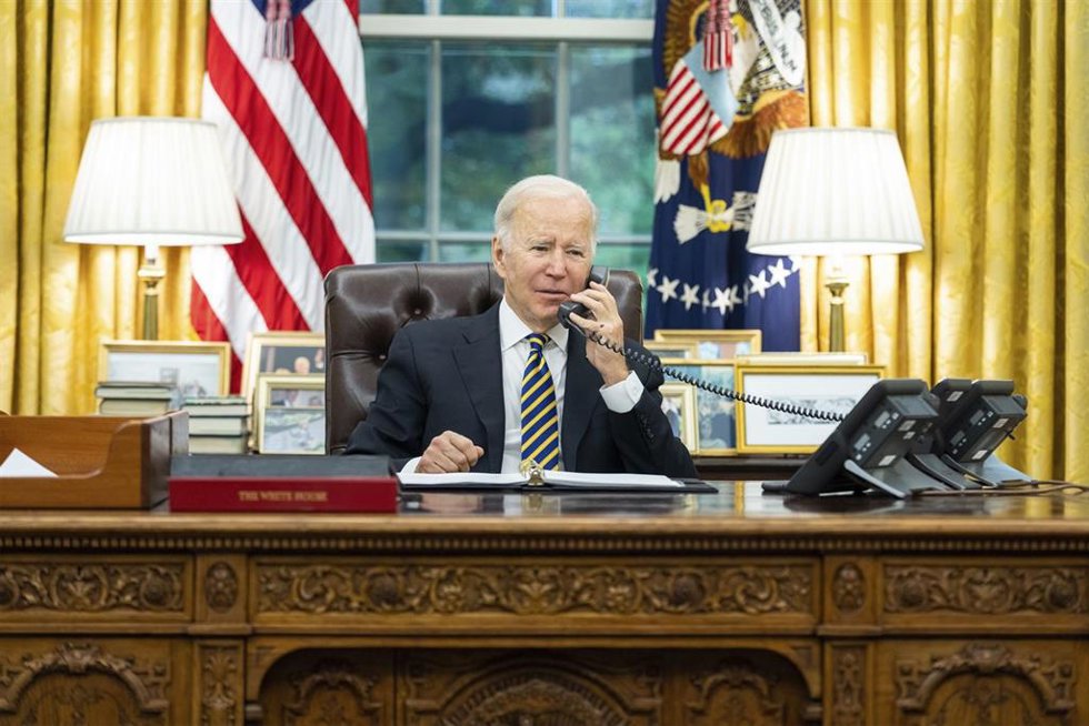 Archivo - Joe Biden en el Despacho Oval de la Casa Blanca
