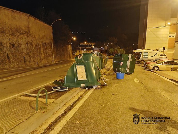 Imagen de la zona afectada tras el accidente.