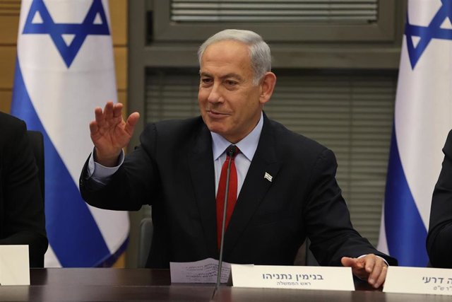 Archivo - El primer ministro de Israel, Benjamin Netanyahu