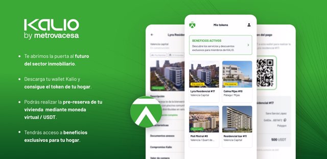Metrovacesa lanza Kalio el primer wallet inmobiliario para clientes con moneda virtual