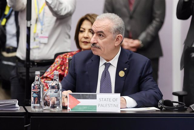 Archivo - Imagen de archivo del primer ministro de Palestina, Mohamad Shtayé