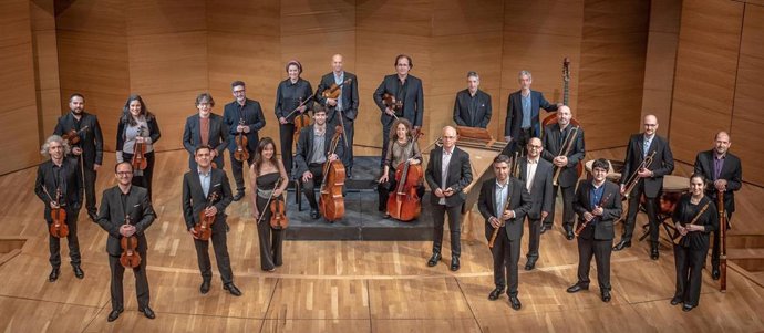 Músicos de la Orquesta Barroca de Sevilla