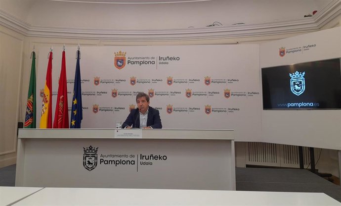 El concejal de las áreas de Educación, Igualdad y Diversidad Cultural y Relaciones Ciudadanas, Participación y Mayores del Ayuntamiento de Pamplona, Carlos Salvador