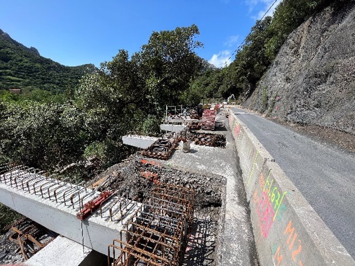 Archivo - Obras en el Desfildero de la Hermida