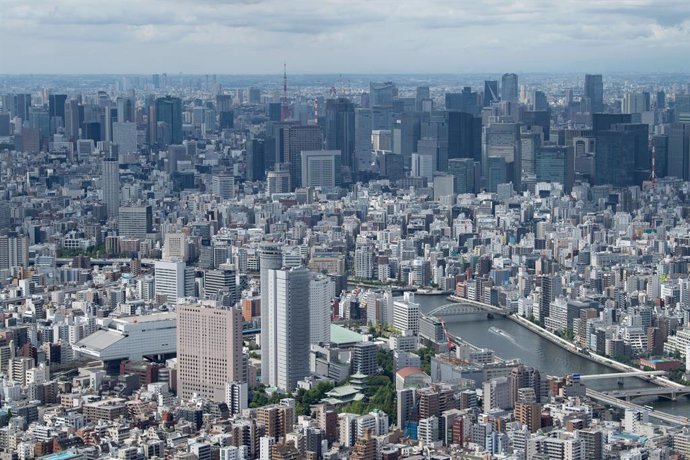Archivo - Vista panorámica de Tokio (Japón).