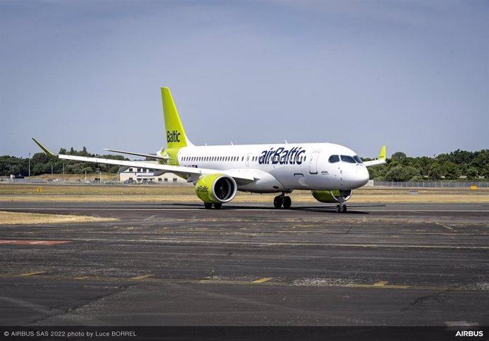 Airbus A220 de AirBaltic.