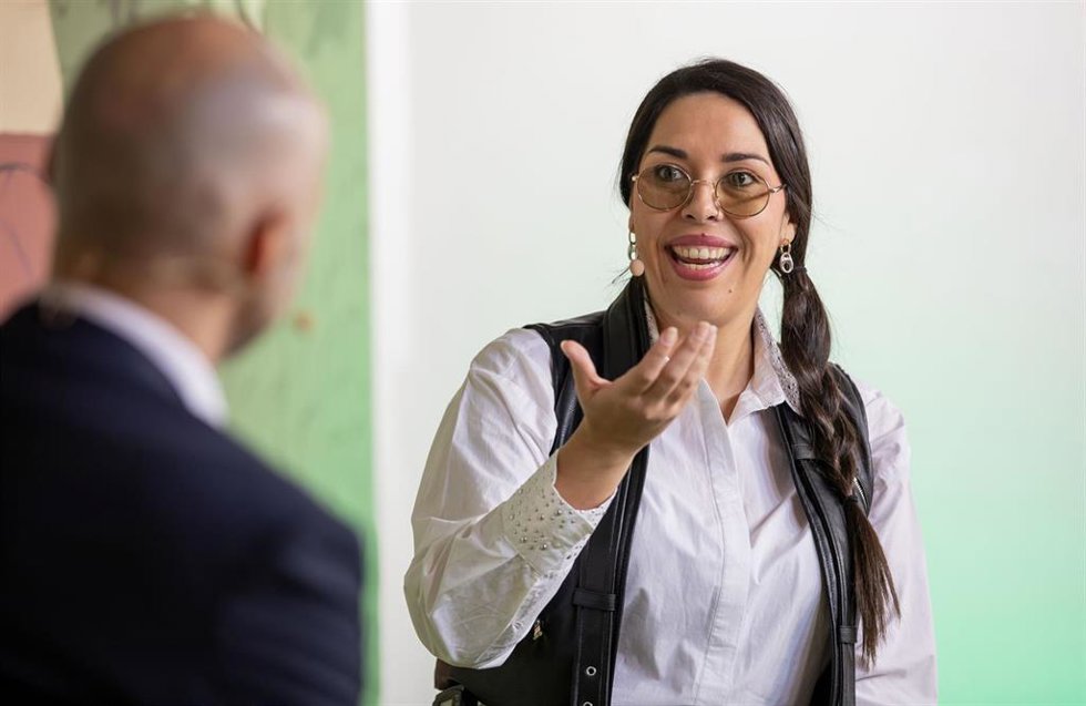 La directora Ceres Machado, en el Festival de Huelva.