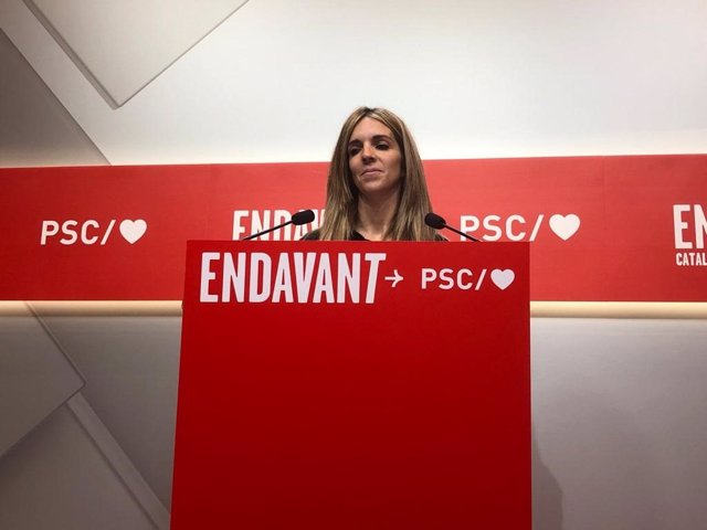 La portaveu del PSC, Èlia Tortolero