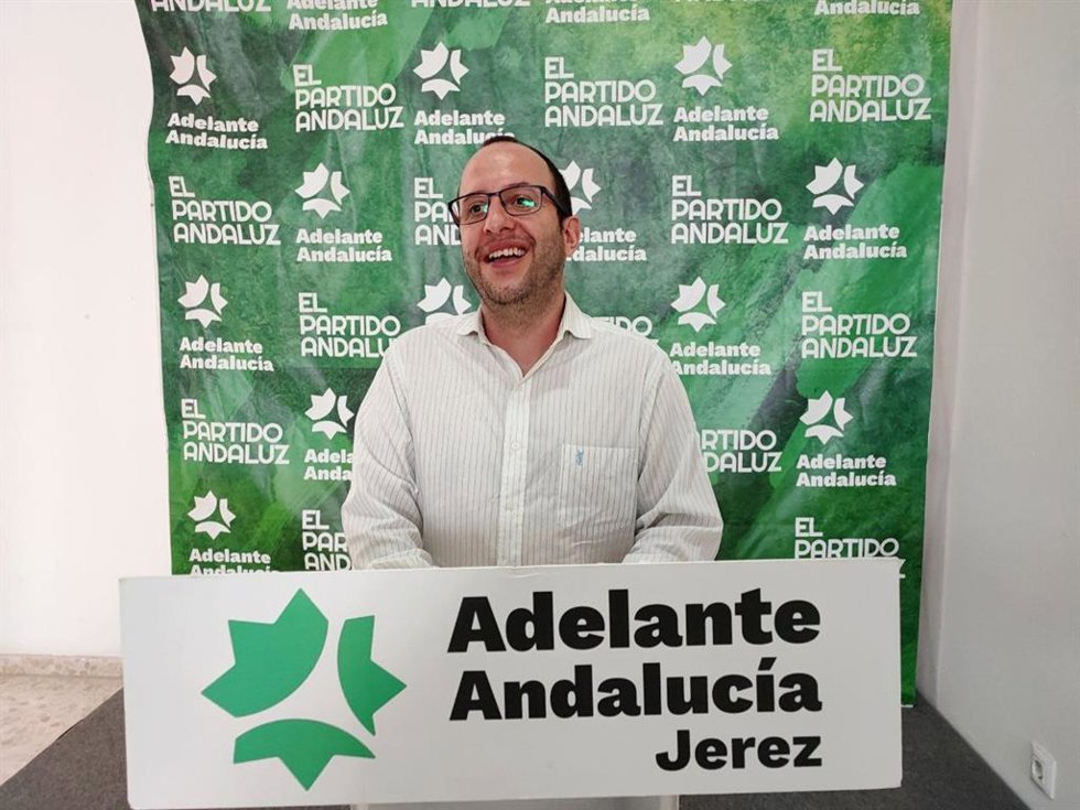 Archivo - El responsable de Organización de Adelante Andalucía, Néstor Salvador, en una imagen de archivo. 