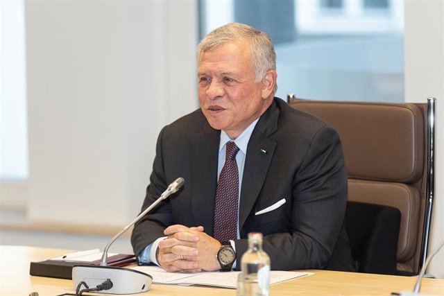 El rey Abdalá II de Jordania