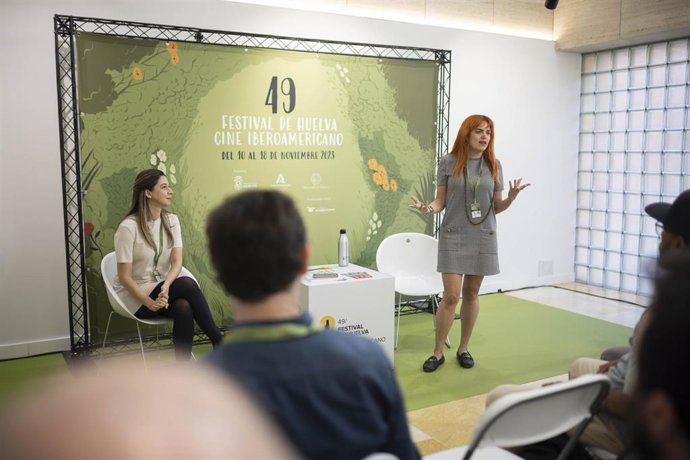 Encuentro con la Dirección General de Cine de la República Dominicana en el Festival de Huelva.