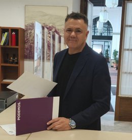 El portavoz adjunto de Por Andalucía en el Parlamento andaluz, Juan Antonio Delgado.