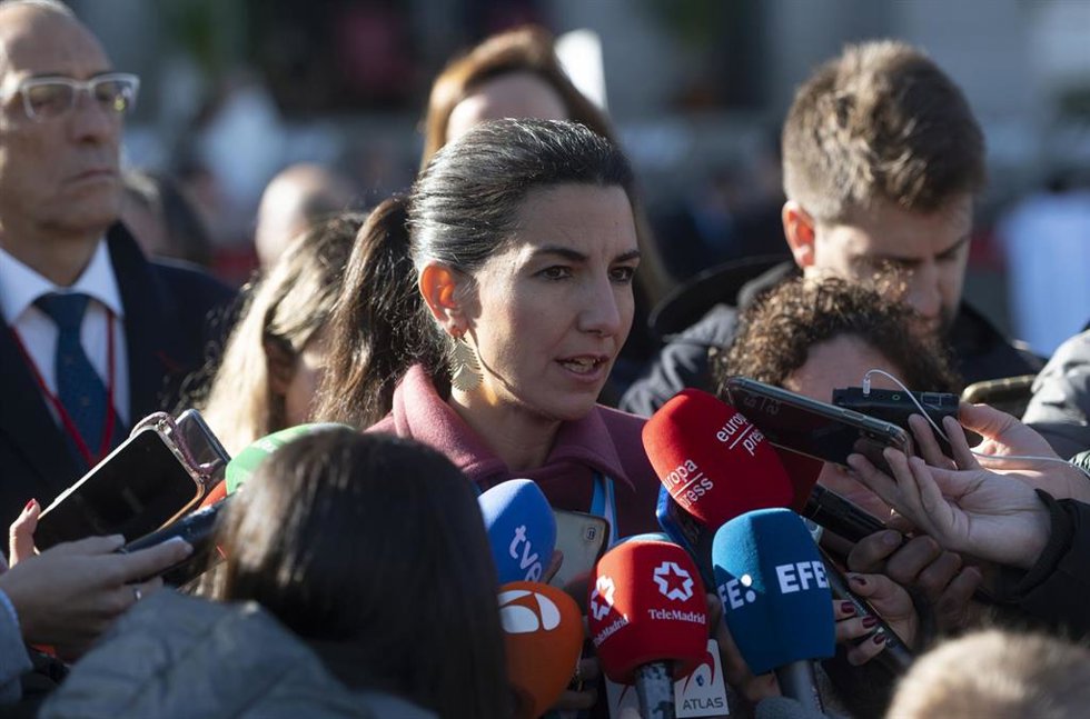 La portavoz de Vox en la Asamblea de Madrid, Rocío Monasterio.