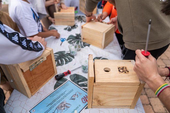 Más de 200 escolares, universitarios y voluntarios participan en el Taller 'Anidar en el barrio'