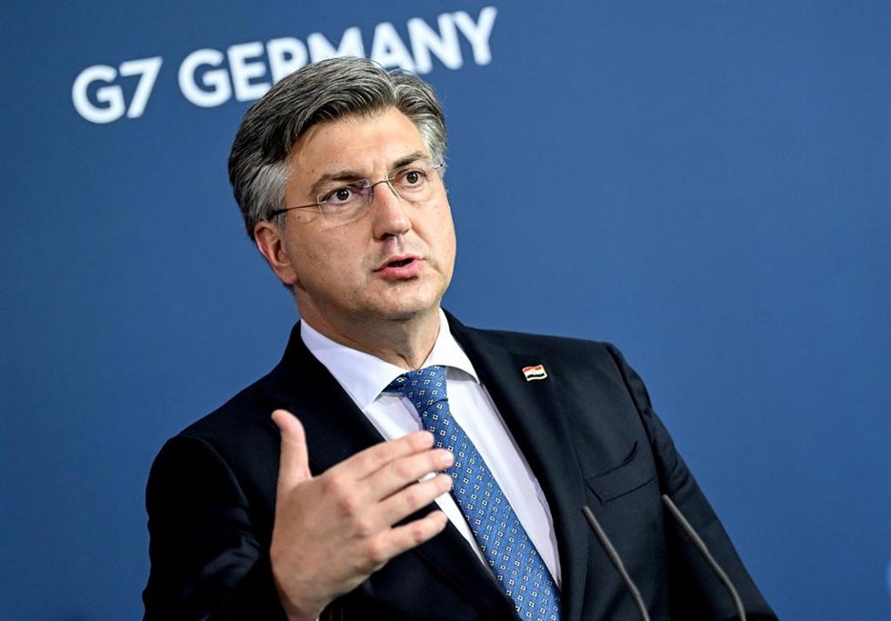 Archivo - Andrej Plenkovic, primer ministro de Croacia