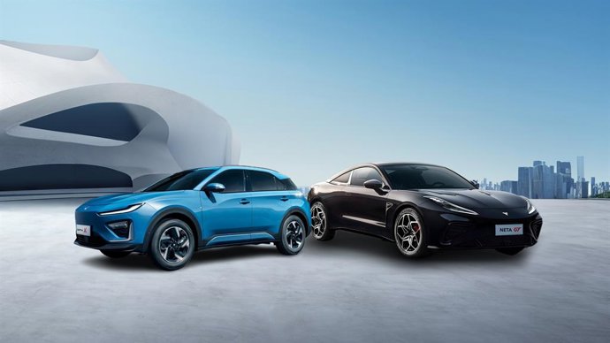 Los modelos Neta GT y Neta X de la china Neta Auto.
