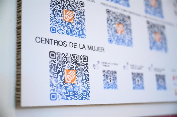 Códigos QR en espacios municipales.
