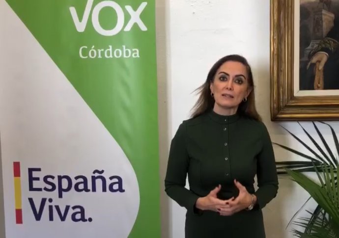 La diputada de Vox en la Diputación de Córdoba, Yolanda Almagro.