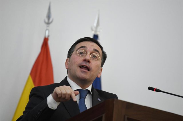 El ministro español de Asuntos Exteriores, Unión Europea y Cooperación en funciones, José Manuel Albares