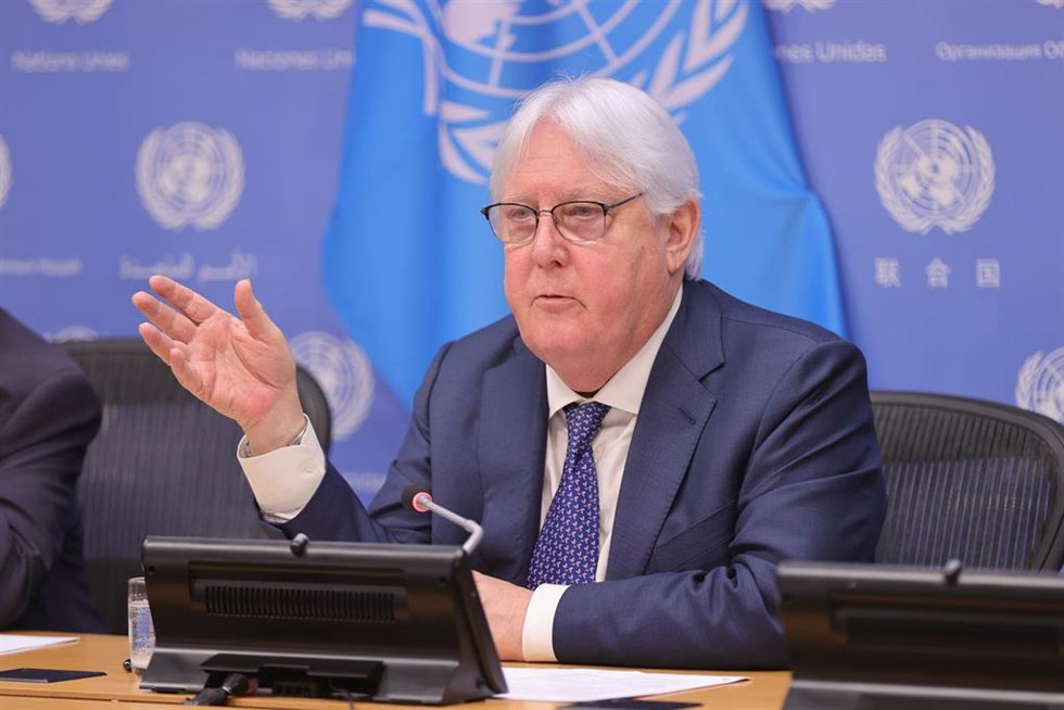 Archivo - El jefe de Asuntos Humanitarios de la ONU, Martin Griffiths