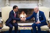 Foto: EEUU/Indonesia.- Biden y Widodo aumentarán su cooperación para mantener la paz y la estabilidad en el Indo-Pacífico