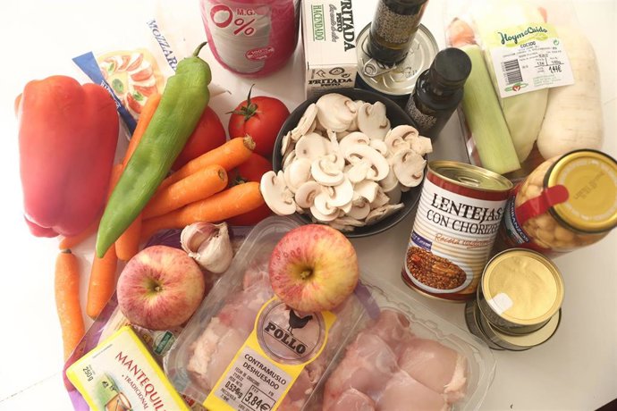 Archivo - Distintos productos de alimentación 