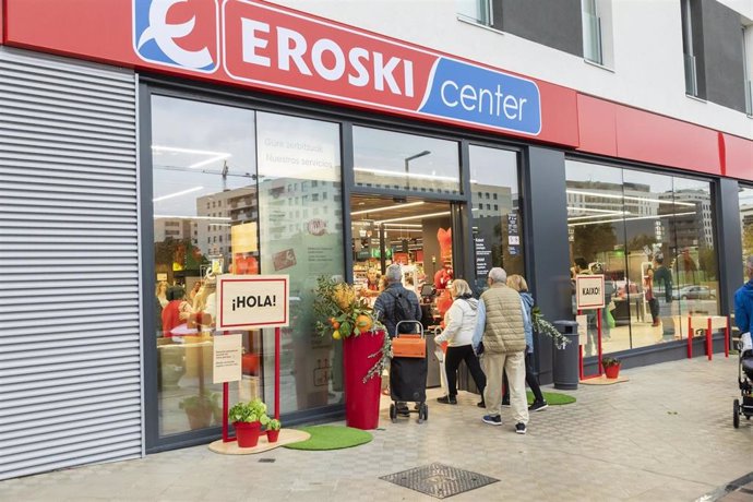 Imagen del nuevo supermercado Eroski de Pamplona.