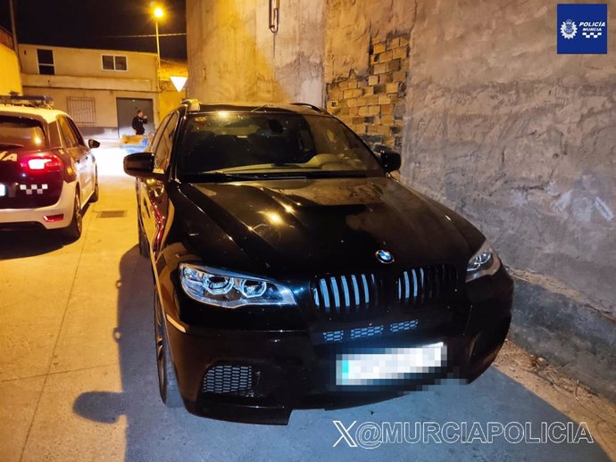 Imagen del coche recuperado por la Policía Local