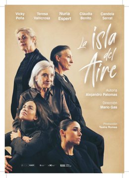 Nuria Espert en 'La isla del aire' este jueves en el Auditorio Ciudad de León.