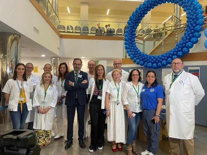 Actividades en el Hospital Clínico Universitario Virgen de la Victoria coincidiendo con el día mundial de la Diabetes