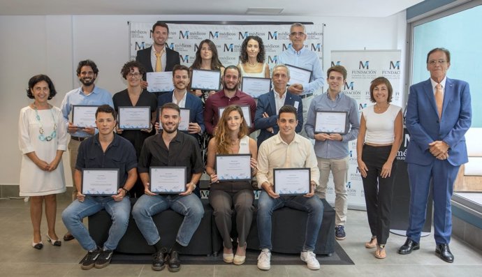 Archivo - Los ganadores de las becas I+E de la Fundación del Colegio Médicos Las Palmas