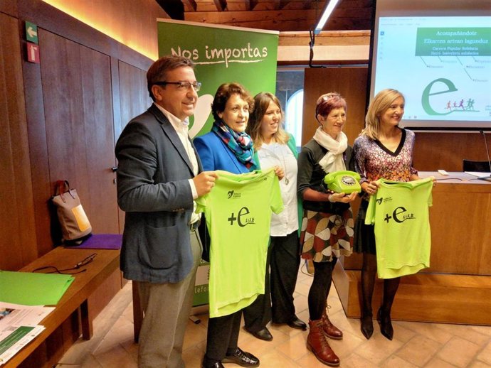 Presentación de la carrera organizada por el Teléfono de la Esparanza.
