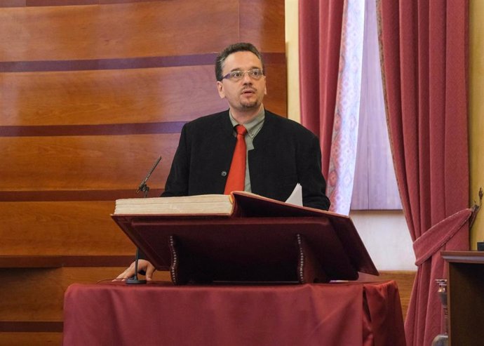 Archivo - Daniel Albarracín toma posesión de su cargo como consejero de la Cámara de Cuentas de Andalucía en septiembre de 2019. (Foto de archivo).
