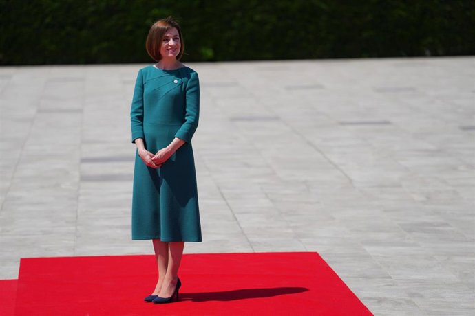 Archivo - Maia Sandu, presidenta de Moldavia