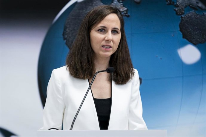 La ministra de Derechos Sociales y Agenda 2030 en funciones, Ione Belarra, inaugura el seminario 'Desigualdades y democracias. Un diálogo entre América Latina y Europa', en  el Campus Puerta de Toledo de la Universidad Carlos III de Madrid, a 10 de novi