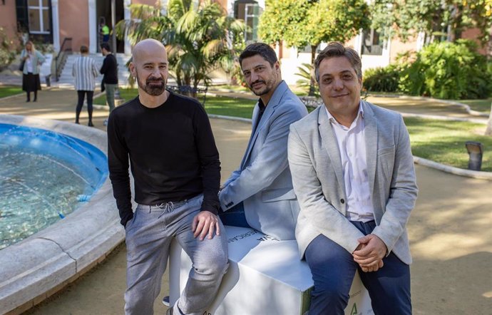 El equipo de 'Aníbal, el arquitecto de Sevilla'  en el Festival de Huelva.