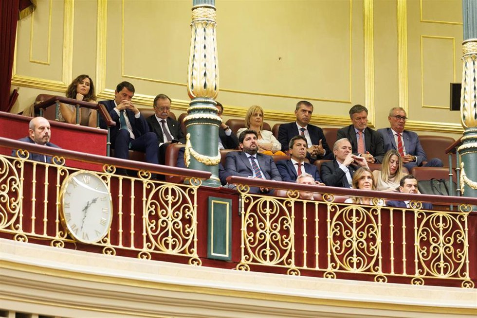 Archivo - Bancada del PP durante la primera sesión del debate de investidura del líder del PP, en el Congreso de los Diputados, a 26 de septiembre de 2023, en Madrid (España). El presidente del PP, Alberto Núñez Feijóo, se somete hoy a su debate de inve