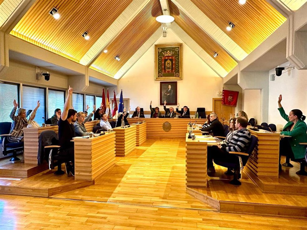 Pleno en el Ayuntamiento de Ciudad sobre la amnistía.