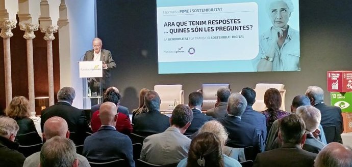 'I Jornada Pime i Sostenibilitat', celebrada el viernes en el CaixaForum Macaya de Barcelona.