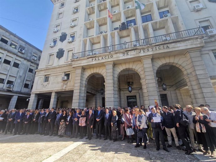 Concentración del sector judicial de Sevilla ante la ley de amnistía