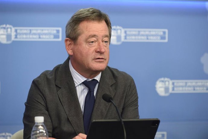 Archivo - El portavoz del Gobierno Vasco, Bingen Zupiria