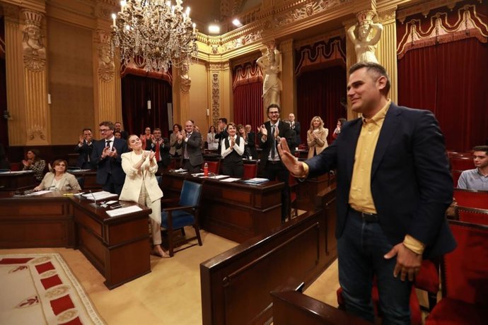 Albert Salas, en el momento de ser elegido.