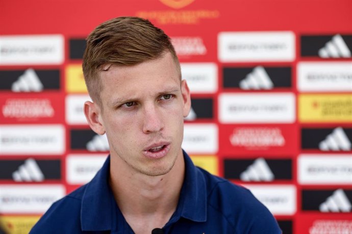 Archivo - El jugador español Dani Olmo, en una entrevista a Europa Press.