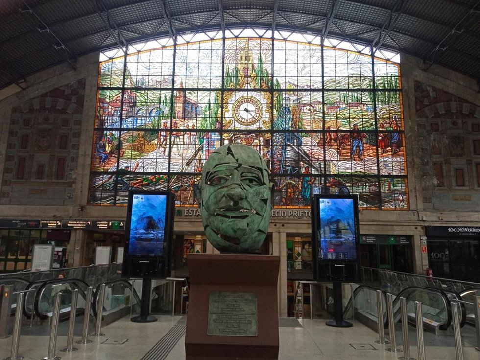 Archivo - Estación de Abando, en Bilbao.