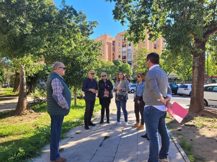 Myriam Díaz visita el Bulevar de Los Mares