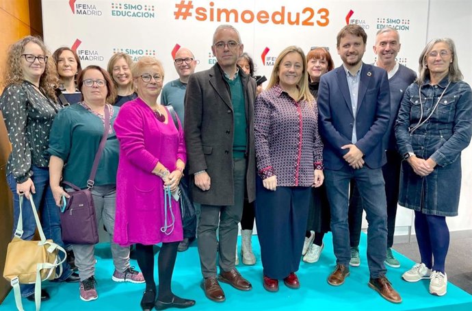 Representantes del Gobierno del Principado en el Salón Internacional de Tecnología e Innovación Simo Educación 2023