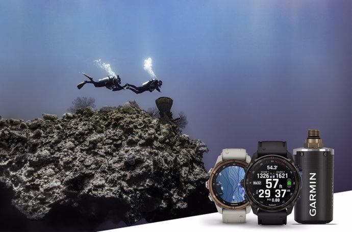 Los nuevos ordenadores de buceo tipo reloj Garmin Descent MK3.