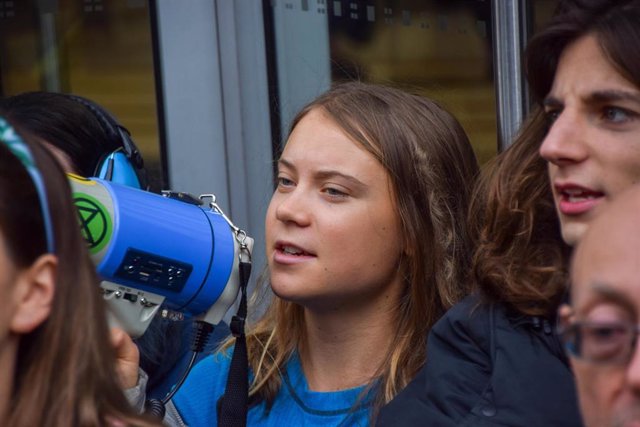 La joven activista sueca Greta Thunberg